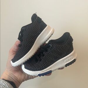 Adidas Kids Black and White Sneakers